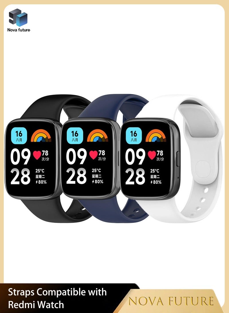 مستقبل نوفا حزام بديل أنيق عالي الجودة لساعة Xiaomi Redmi Watch 3 Active/Redmi Watch 3 Lite - Image 1